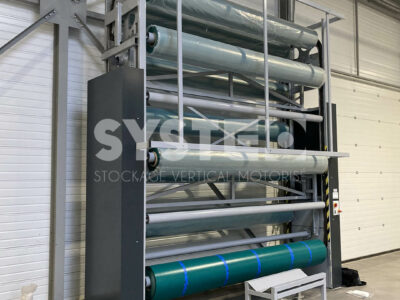 Carrusel vertical motorizado para almacenaje de bobinas SYSTEO